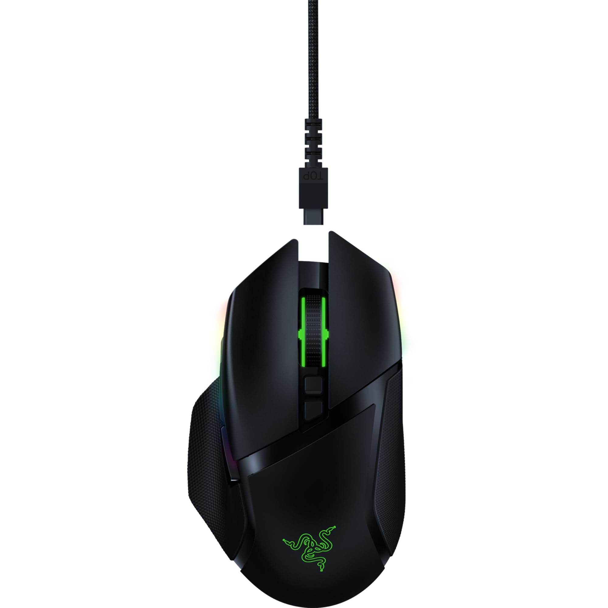 Razer Basilisk Ultimate - Wireless Gaming Mouse with 11 Programmable Buttons (Optical 20k Focus+ Sensor, Optical Mouse Switch, RGB Chroma, Customisable Scroll Wheel) Black