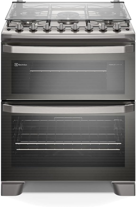 Fogão Electrolux 5 Bocas Experience com PerfectCook360 Prata (FE5DC) 127V