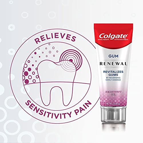 Colgate Renewal Gum Toothpaste Gel, Sensitive Toothpaste for Gingivitis and Improved Gum Health