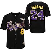 BRFOX Men's Legend 8 24 Movie Baseball Jersey Shirt Stitched Sports Uniform