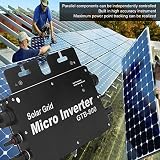 Walfront 800W Solar Grid Tie Micro Inverter 30A WiFi Control 120/230V Waterproof view 6