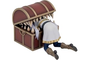 HBGIAY Frieren Action Figure, Cute Frieren in Red Box Statue Models 3.94" Anime Figurine Ornaments Desktop Decoration Collect