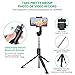 BlitzWolf Selfie Stick Tripod with Bluetooth Remote for Gopro iPhone x 8 Plus 7 6 6s Plus Android Samsung s9 s8 s7 Plus Edge 4 in 1 Mini Pocket Extendable Monopod Aluminum Alloy 360 Degree Rotation