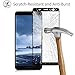 kalibri Tempered Glass Screen Protector - Curved Display Film Compatible with HTC U11+ / U11 Plus - Black Frame
