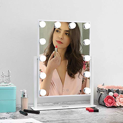 GeekHouse Lighted Vanity Mirror Hollywood Style Makeup Tabletops, Large