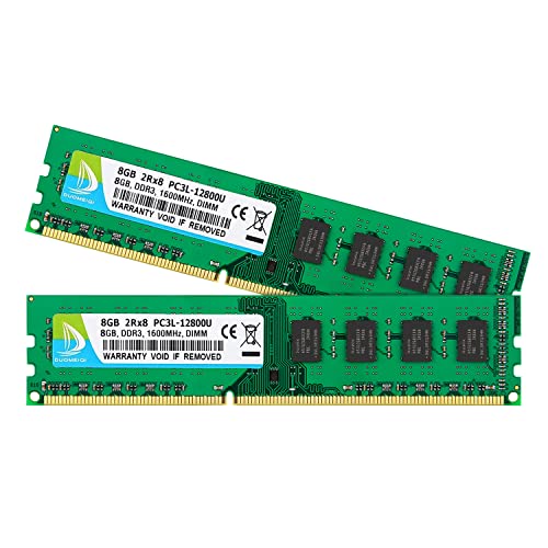 DUOMEIQI 16GB DDR3 RAM (2x8GB) DDR3L DDR3 1600 MHz DIMM PC3L