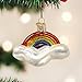 Old World Christmas Ornaments: Rainbow Glass Blown Ornaments for Christmas Tree, 3 x 3 x 3
