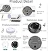 Robot Vacuum Cleaner Floor Clean Home Vacuum Cleaner, USB Charging, Automatic Steering, Robotic Cleaner for Home and Apartment Hard Floors (Ivory White)