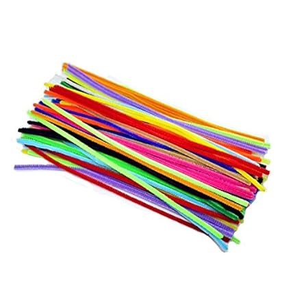 Amazon.com: URBeauty 100PCS Mixcolor Mixed Plush Iron Wire ...