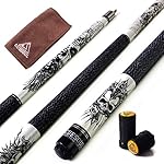 CUESOUL ROCKIN Series 57" 21oz Maple Pool Cue Stick Set with Joint Protector/Shaft Protector and Cue Towel