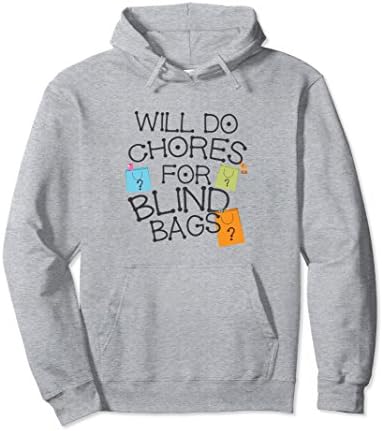 Unisex Blind Bag Toys Hoodie Boys Girls Funny Hunting Gift Kids XL: Heather Grey
