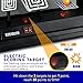 Digital Shooting Target for Nerf N-Strike Elite/Mega/Rival or Any Foam/Dart Blaster Toy Gun, 3 Automatic Reset Electric Targets with Support Cage & Net, Great to Practice Your Shooting