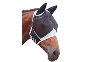 gosduiwip Breathable and Easy to Fly Mask for Horses - Stay Protected All Day Long Comfortable Polyester Horses Accessories, 