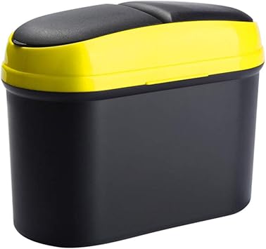 Bote de basura gris para automóvil, Bote de basura multifunción para