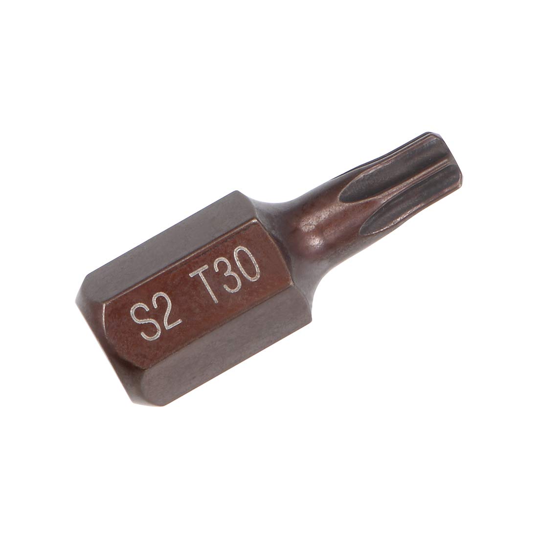 sourcing map Torx Bits 3/8 Inch 10mm Hex Shank 30mm Length Magnetic Screwdriver T30 Screw Driver Bit S2 Alloy Steel