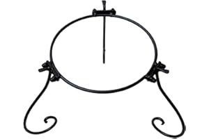 AIHAOKAN 7.5" H Short Multi-Purpose Metal Bird Bath Stand Flower Pot Stand Plant Stand, Suitable for Home Garden Indoor and O