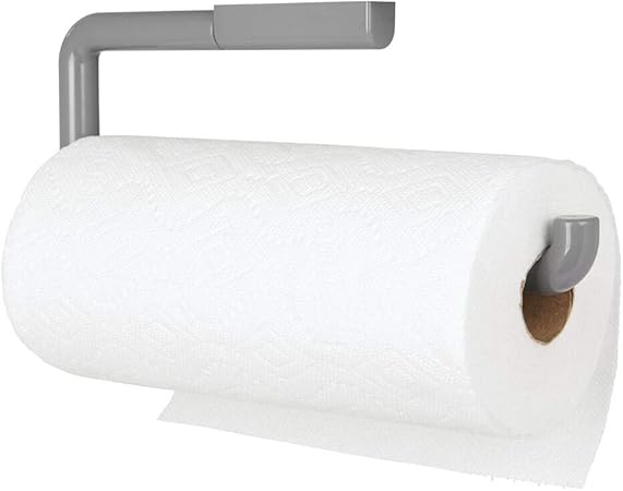 Mdesign Portarotolo Cucina In Plastica Pratico Portarotolo Da Muro Ideale Anche Come Portasciugamani Cucina E Rotoli Carta Montaggio Alla Parete O Mobili Grigio Scuro Amazon It Casa E Cucina