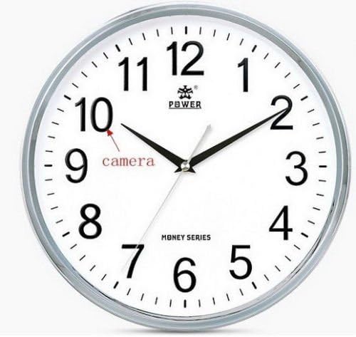 WiFi Wall Clock Hidden Camera P2P iPhone Android Monitoring Motion Detection Remote Internet Recording IP DVR Spy Covert Wireless Home Security Baby Monitor Nanny Cam