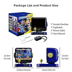 RETRO STATION Capcom Arcade Console with 8 Inch LCD