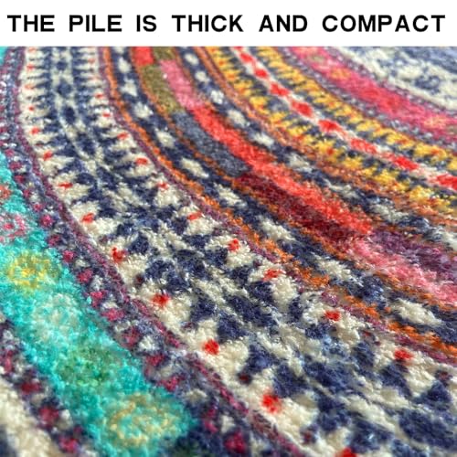 Front Door Welcome Outdoor Mat, Heavy Duty With Non-Slip Leak-Proof Rubber Backing, Scrapes Dirt, Low Profile Pet-Friendly and Stylish, Large Sweet Home Gift, Durable Construction 90*60CM (Multicolor)