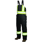 Work King Safety mens Hi Vis Insulated Safety Overall