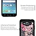 Galaxy J2 Prime Case,Galaxy Grand Prime Plus Case,ANLI(TM)[Shock Absorption] Hybrid Dual Layer Armor Protective Case Cover for Samsung Galaxy J2 Prime/Galaxy Grand Prime Plus Flowers Black