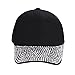 BSGSH Women Fashion Baseball Cap Studded Rhinestone Bling Adjustable Outdoor Sport Hat (Black)