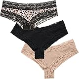 Victoria's Secret Lace Cheeky Panty Set of 3