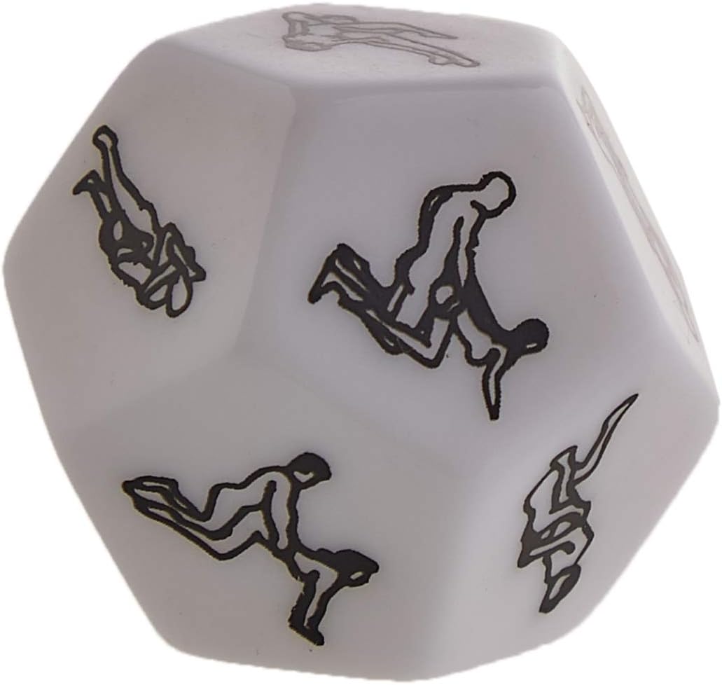 Orion Dice Sex-Positions, White/Black, 12 g (Pack of 1) - Image 5