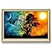 DPKISS 5D DIY Diamond Painting By Number Kits, Full Round Drill Starry Paintings Pictures Arts Craft for Home Wall Decor, Starry Sky 12X18 inch (Starry Sky)