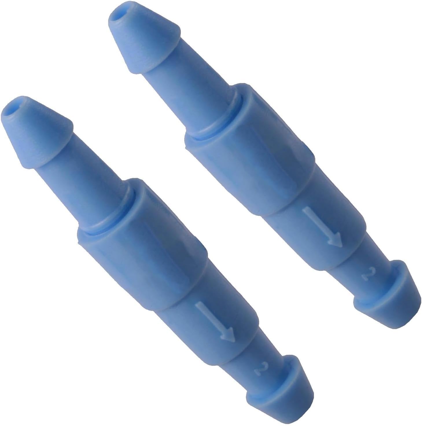 2 X New UNIVERSAL WINDSCREEN WASHER SCREENWASH IN LINE PIPE JOINER CONNECTOR 4MM
