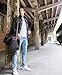 Polare Mens Vintage Leather Duffel Overnight Travel Duffle Weekender Bag With YKK Metal Zippers (X-large 23.2'')