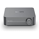 WiiM Amp Pro: Multiroom Streaming Amplifier | Compatible with Google Cast, Alexa | HDMI, Voice Control | Stream from Spotify, Amazon Music, Tidal & More - Dark Gray