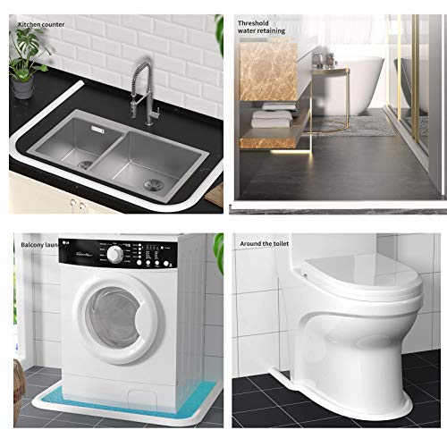 Collapsible Shower Threshold Water Dam Shower Barrier,Shower Door Dam