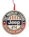 Jeep 4 X 4 American Legend Christmas Tree Holiday Ornament Printed Double- 2 Sided Decoration Great Unisex