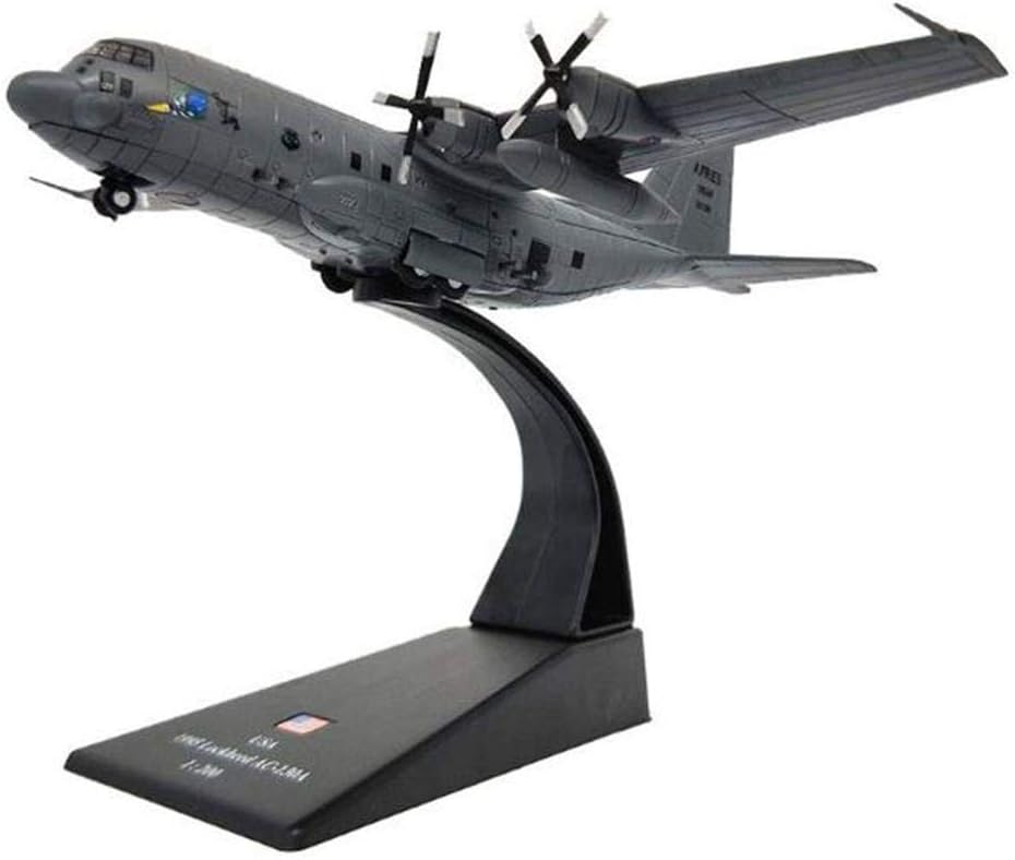FJCY Amer 1/200 Scale Ac-130 Gunship Ground-Attack Aircraft Fighter Diecast Metal Military Plane Model Toy For Collection/Gift