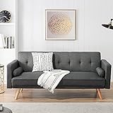 ERYE 3-in-1 Upholstered Napping Futon Loveseat