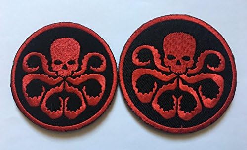 1pcs The Avengers HYDRA Johann Schmidt Army Tactical Morale Badge Velcro Patch (c) (big)