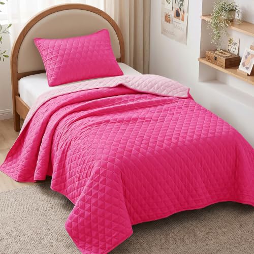 Exclusivo Mezcla Reversible Twin Quilt Set