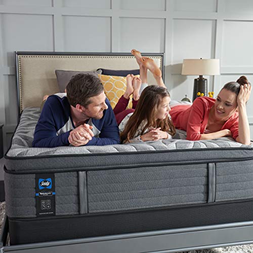 Sealy Posturepedic Plus, Euro Pillow Top 14Inch Plush Soft Mattress