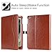 Fintie Case for iPad 9.7 Inch 2017 / iPad Air 2 / iPad Air - [Corner Protection] Multi-Angle Viewing Folio Stand Cover w/Pocket, Auto Wake/Sleep for iPad 2017, iPad Air 1 2 (Saddle Brown)
