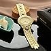 Women Quartz Watch 38mm Crystals Unisex Luxury Shiny Bling Bling Wrist Watches
