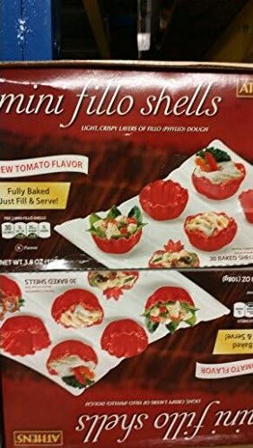 Athens Mini Tomato Fillo Shells 30 Ct (6 Pack)