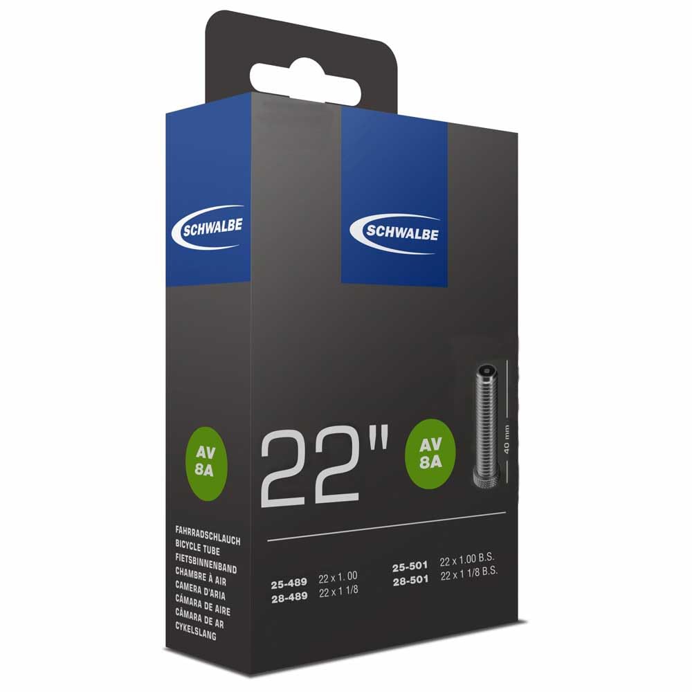 Schwalbe AV8A 22 x 1.00 Inner Tube with Schrader Valve