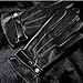 Zeagoo Men's Warm Lined Synthetic Leather Gloves Skiing Cycling Driving Riding,Black,One Size