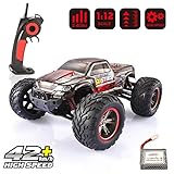 RC Car Monster Truck 1/12 Scale Off Road Electric Fast Race Cars Remote Control Truck High Speed 42km/h Radio Controlled Hobby Cars for Kids and Adults