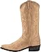 Old West Men's Roughout Suede Cowboy Boot