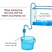 Zacro Aquarium Fish Tank Cleaner for Changing Water Vacuum Water Filter Pump