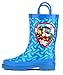 Nickelodeon Kids Boys' Paw Patrol Character Printed Waterproof Easy-On Rubber Rain Boots (Toddler/Little Kids)
