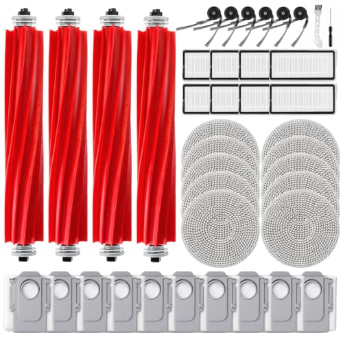 40 Stück Zubehör für Roborock QV 35A/QV 35 S/Qrevo S Pro Saugroboter